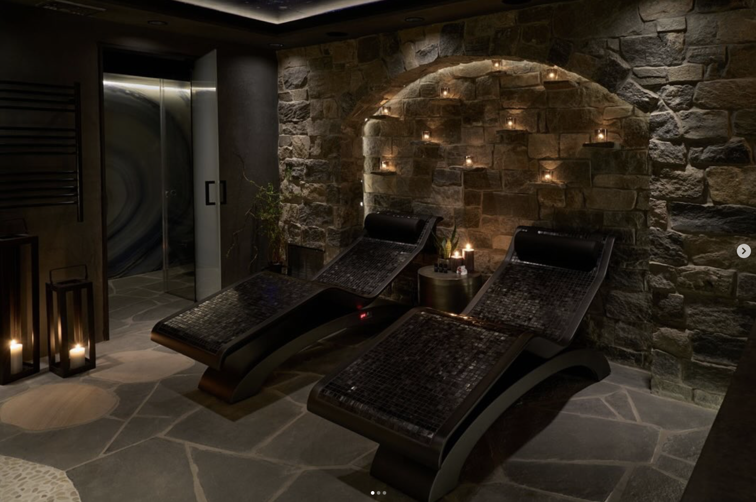 Diva Heated Marble Loungers For Luxury Private Spa In New York — Infrared Wellness Seating