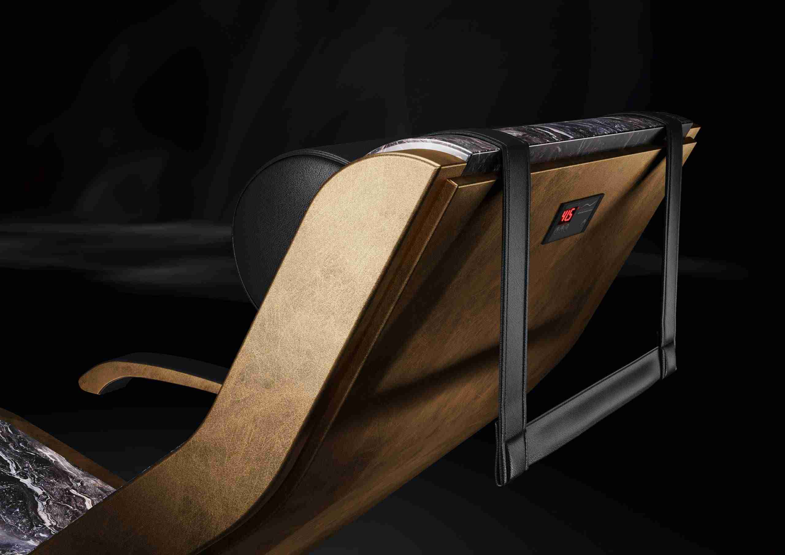 Caesar Heated Lounger Headrest Detail