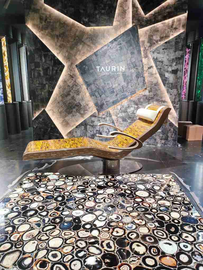Caesar Heated Marble Lounger — Bespoke Semiprecious Stone Customization For Luxury Spas, Hotels And Private Residences.