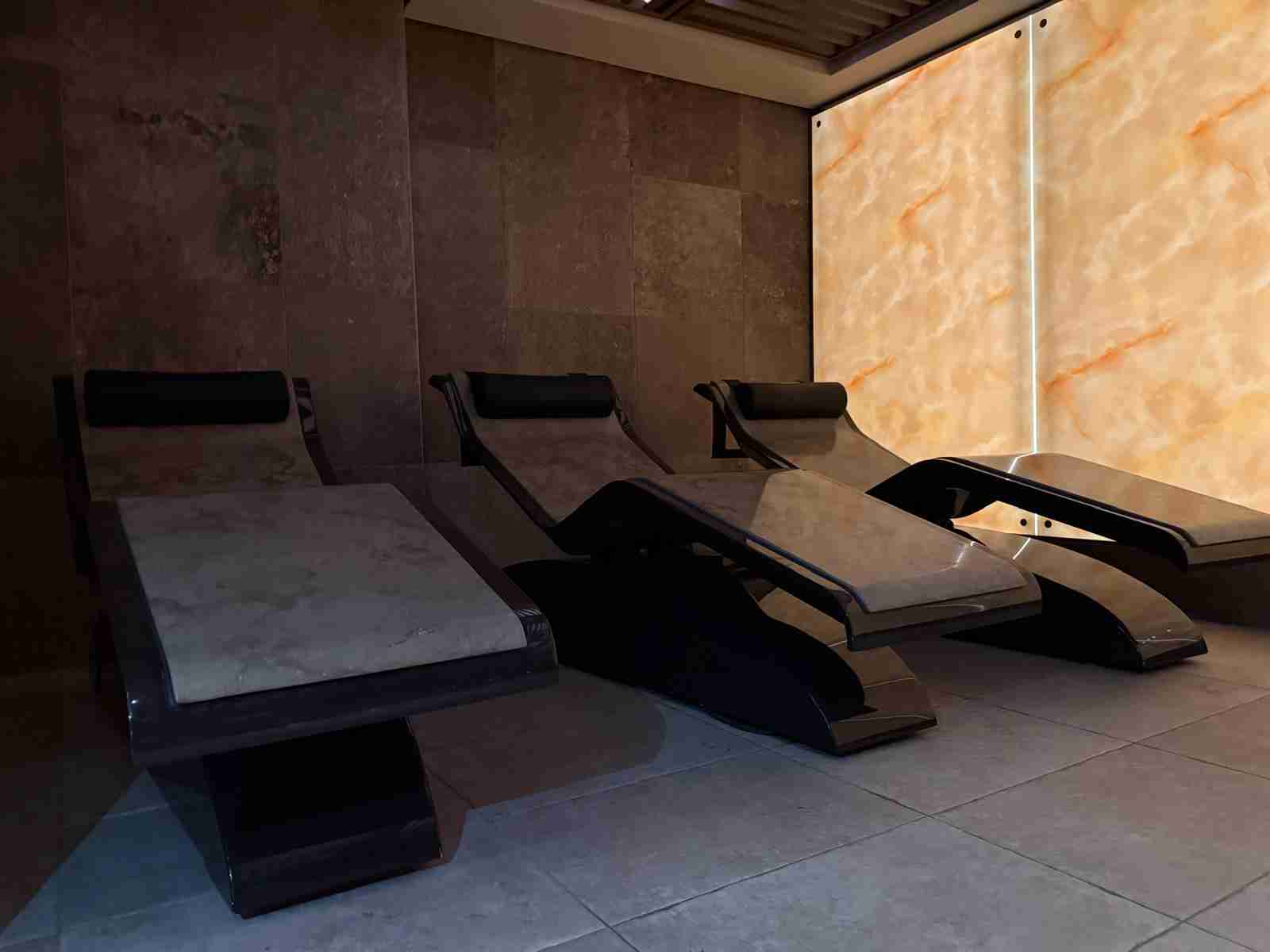 Diva Classico Heated Marble Lounger — Explora I Msc Cruise Spa Deck With Sea-View And Restorative Warmth.