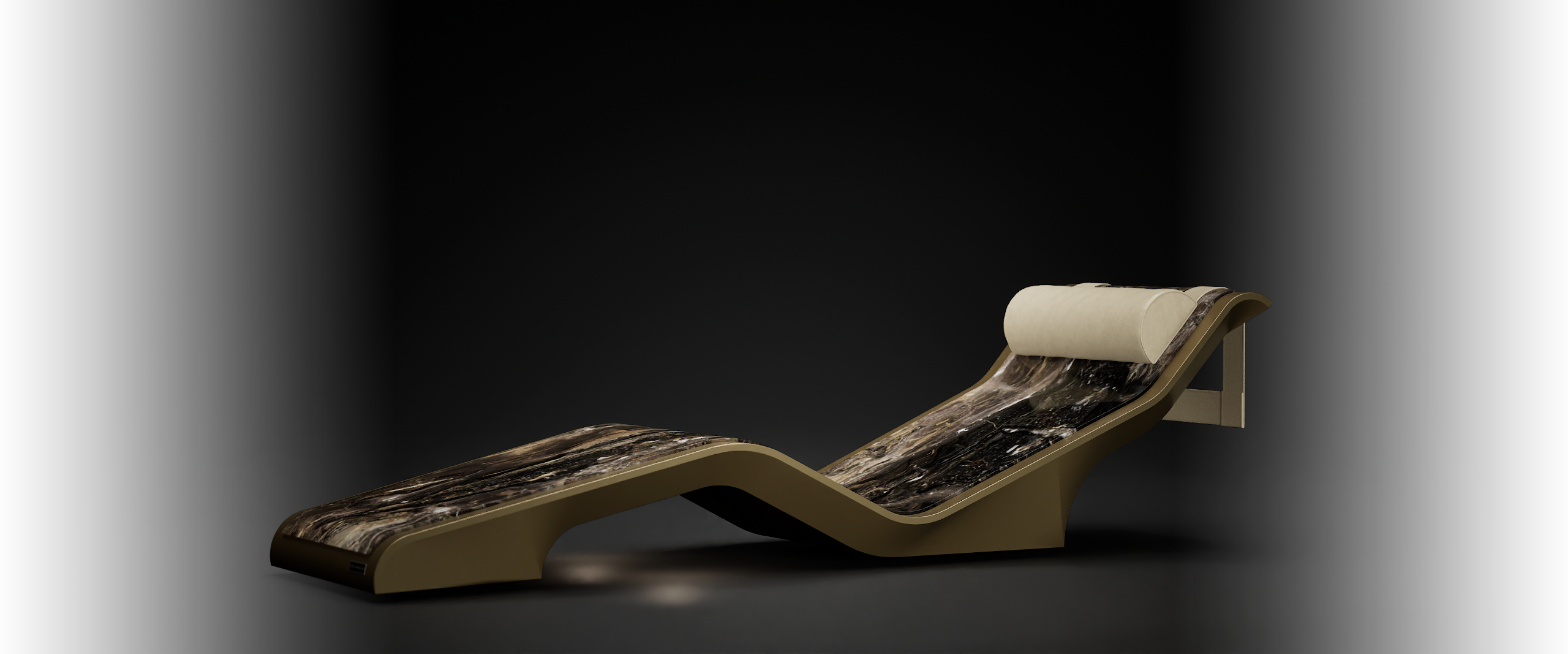 Diva Heated Marble Wellness Lounger