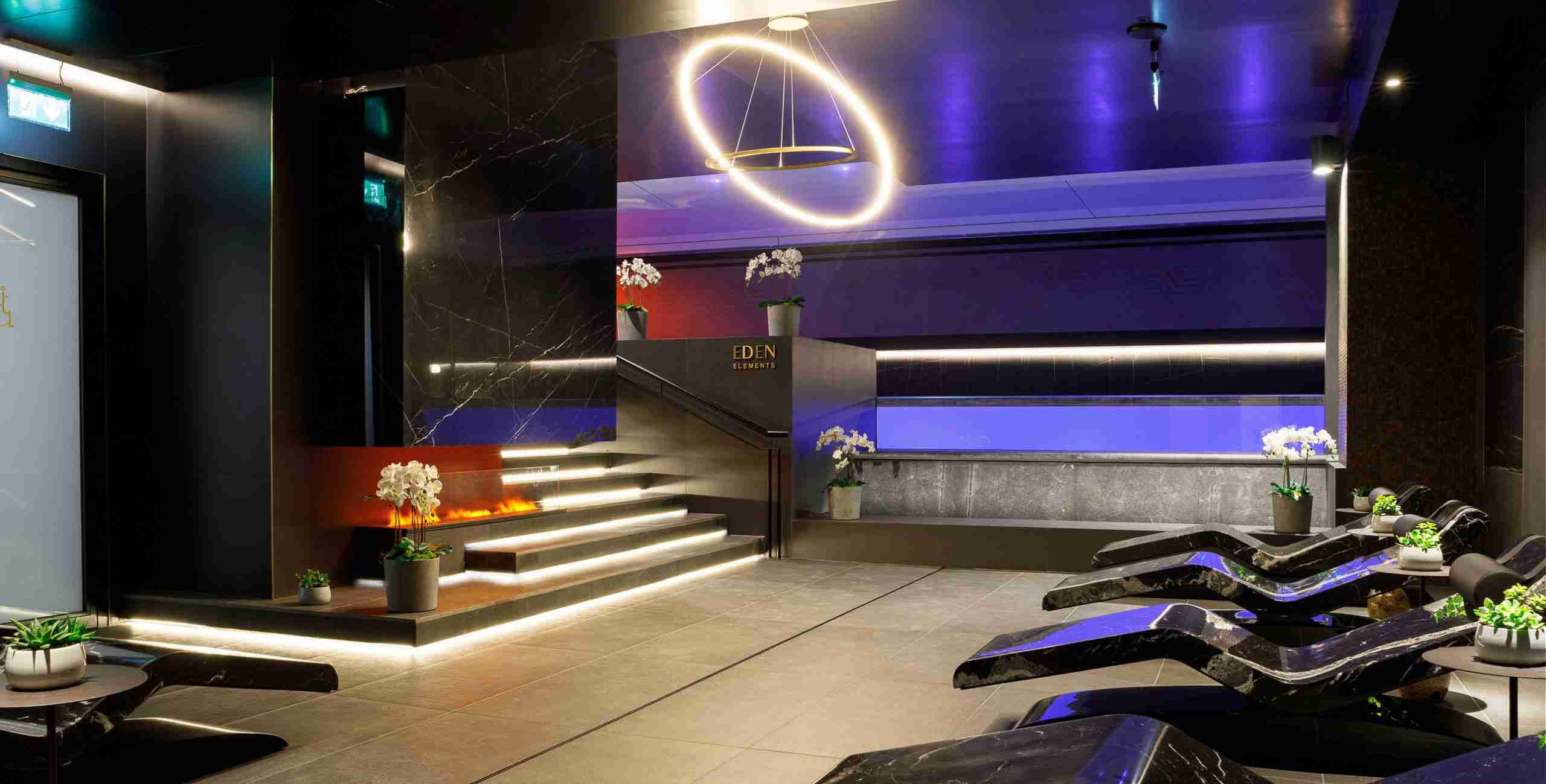 Spa And Wellness Space In Dublin Featuring A Cleopatra Moderno Infrared Heated Lounger In The Relaxation Area