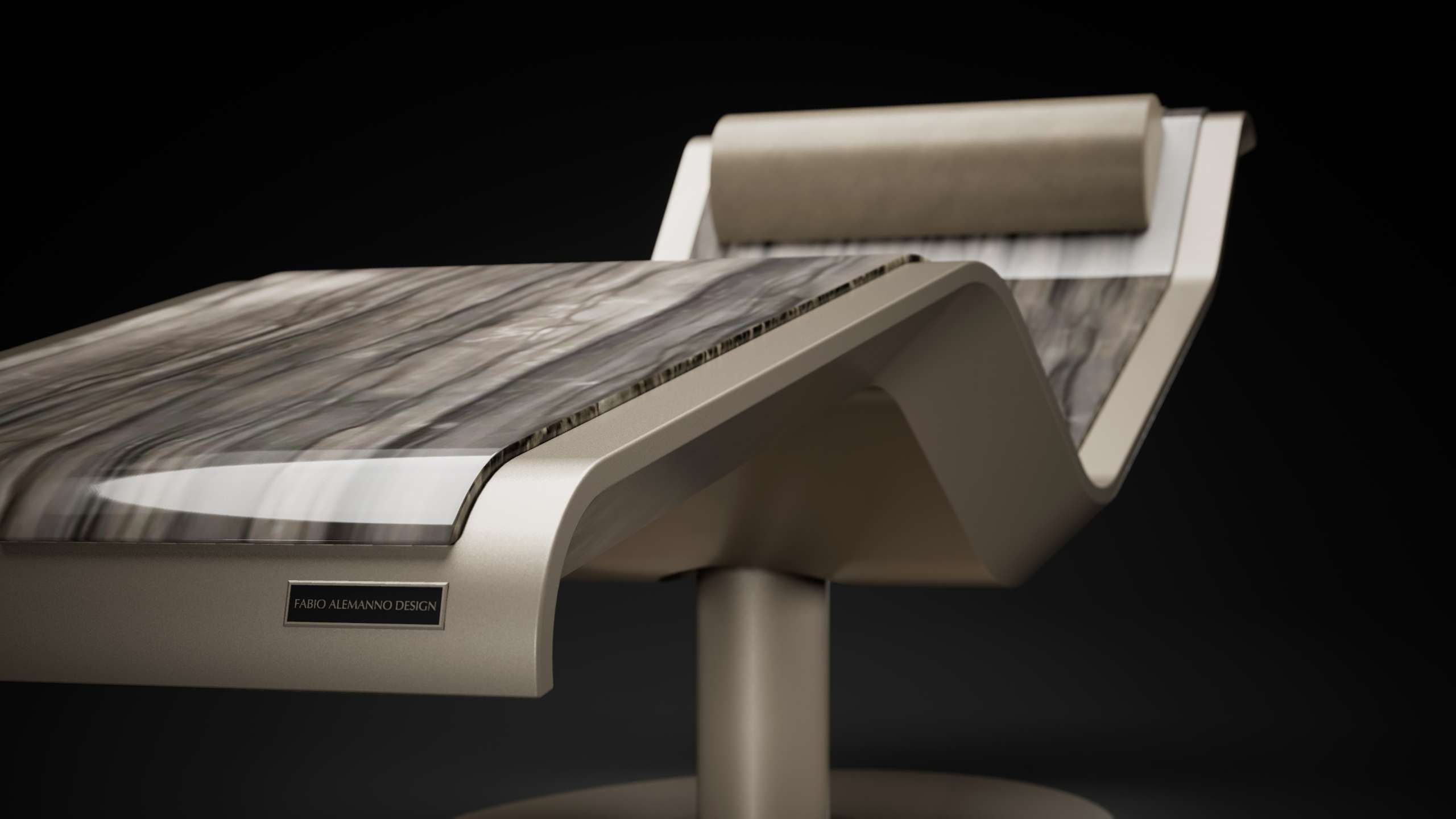 Diva Poolbase Heated Wellness Lounger For Pool Areas Front View